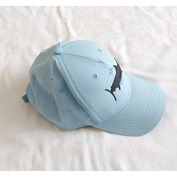 Guy Harvey Originals Light Blue Marlin Adjustable Baseball Style Hat Cap - Picture 3 of 8